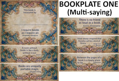 BOOKPLATE ONE - Multi Sayings